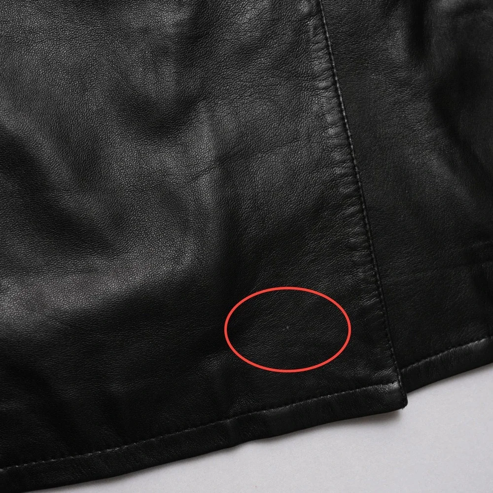 Anne Klein Womens 2X Black‎ Leather Mixed Media Moto Style Jacket
